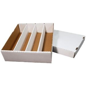 1-Pack • 3200-count • Trading Card Storage Box • Woodhaven Trading Firm
