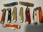 CASE XX Knife Lot Of 10 Knives For Parts Or Repair CASE XX