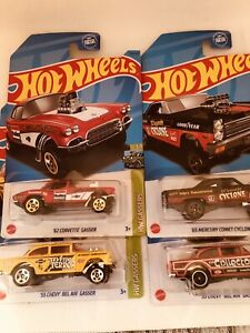 Hot Wheels Gasser Lot Of 4 Free Shipping