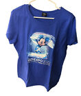 Disney D23 Expo 2022 T-Shirt Size Lage 12/14 Blue Short Sleeve Mickey Disney