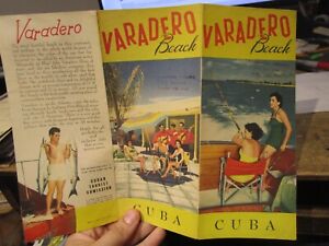 Varadero Beach Cuba Advertising Brochure Hotel Fishing Biking  Havana Tourism