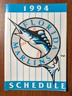 Miami Florida Marlins 1994 Pocket Schedule - Fast Shipping