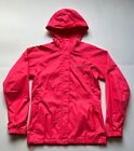 Columbia Jacket Women Small Hooded Shell Rain Waterproof Packable Coral Pink