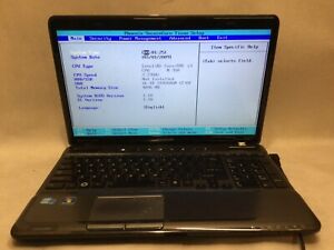 Toshiba Satellite A665-S6070 / Intel Core i3 M350 @ 2.27GHz / (MISSING PARTS)MR
