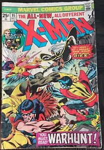 X-Men #95 (Marvel 1975) Death of Thunderbird 3rd Appearance of New Team Key Rare