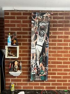New! 46x12 LARRY BIRD vinyl POSTER Boston Celtics wall print art  Jayson Tatum !
