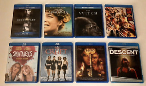 Horror Movie Blu-ray Lot (10 Discs) - No Digital (A24 Films, The Descent + More)
