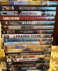 Classic Western DVD Movies- Christian Slater, Robert Duvall, Burt Lancaster, etc