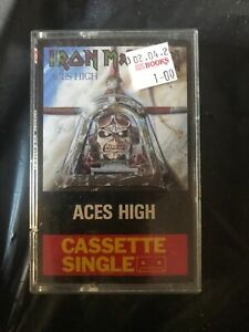 New ListingIron Maiden Aces High Cassette Single Cassette Tape 1984
