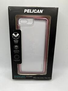 Pelican Adventurer Case For iPhone 8 Plus iPhone 7 Plus & 6 Plus Clear Rose Gold