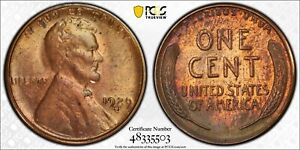 1929-S Lincoln Cent PCGS MS63BN