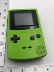 Nintendo Game Boy Color CGB-001 Green Chrisp Sound Handheld System Console