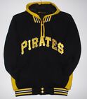 MLB Pittsburgh Pirates Reversible Fkeece Jacket With Removable Hoodie JH Design