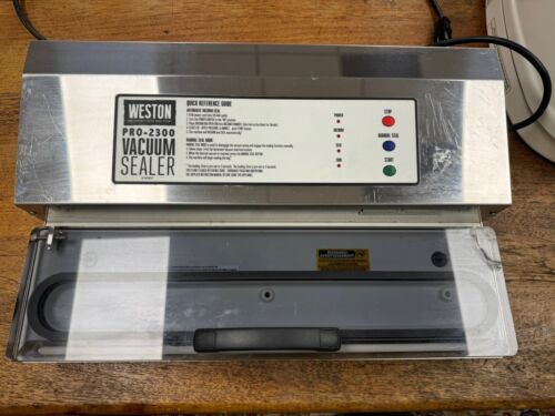 New ListingWeston Pro-2300 Commercial Grade Double Stainless Steel Vacuum Sealer 65-0201