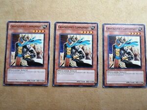 3x Gravekeeper's Commander - Rare 1st Edition SDMA EN017 - YuGiOh CARDS