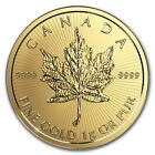 1 gram Gold Maple Leaf - Maplegram 25™ (Random Year) BU