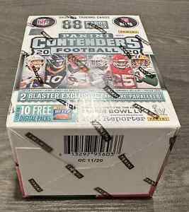 New 2020 Panini Contenders NFL Football Blaster Box 88 Cards FANATICS