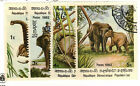 Laos #355, 357-60 used Elephants
