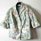Lafayette 148 Watercolor Floral blazer jacket 14