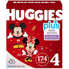 Huggies Plus Diapers Size 4: 22-37lbs, 174ct - Free Shipping - New!