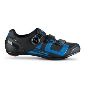 NEW Crono CR3 Road Cycling Shoes - Black/Blue (Reg. $220) BOA Sidi Gaerne Giro