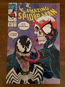AMAZING SPIDER-MAN #347 (Marvel, 1963) VF Venom