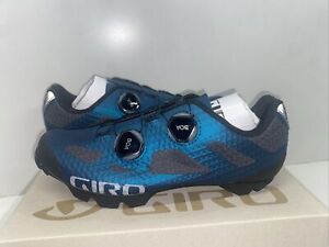 Giro Sector Cycling Shoes Harbor Blue Anodized Size 42.5 or 9.5