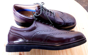 NEW Florsheim Men's 12 Wingtip Leather Shoes Cordovan Burgundy Oxblood PUNK MOD