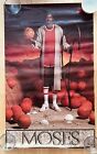 Nike:  Vintage Early 80s Moses Malone Parting Red Sea Poster - 22”x 36”