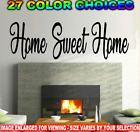HOME SWEET HOME VINYL WALL ART DECAL LIVING ROOM INSPIRATIONAL QUOTE WORDS HEART