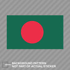 Bangladeshi Flag Sticker Decal Vinyl Bangladesh BGD BD