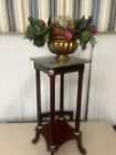 Marble Top Pedestal Plant Stand Flower/statue Stand 31 in Free Shipping