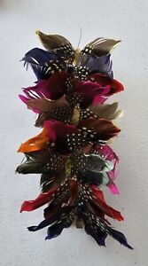 New Listing10 Vintage Bird Feathers Clip-On Butterfly Christmas Tree Ornament /Crafts Japan