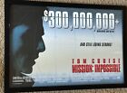 MISSION IMPOSSIBLE Tom Cruise SALES AWARD MOVIE FRAMED ART PRINT #2
