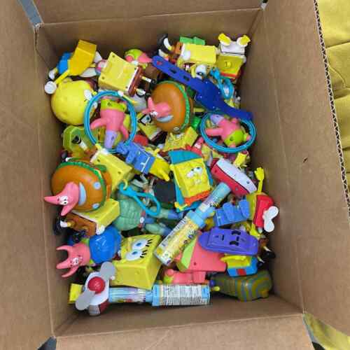 Nickelodeon Spongebob Squarepants Cartoon Toy Figure Lot Patrick Squidward