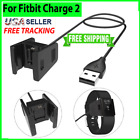 Charger For FITBIT CHARGE 2 USB Charging Cable Activity Wristband Cord Wire NEW