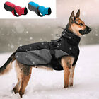 Winter Warm Dog Jacket Waterproof Reflective Fleece Vest Coat for Large Dogs
