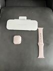 New ListingApple Watch Series 9 41mm Aluminum Case with Sport Band - Light Pink, S/M (GPS)