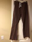 Pull on Cargo Pants by Urbane Scrubs  size XS. Brown Reduced
