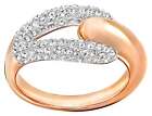 Swarovski Every Rose Gold-Tone Clear Crystals Womens Ring Size 9 / 60 - 5221554