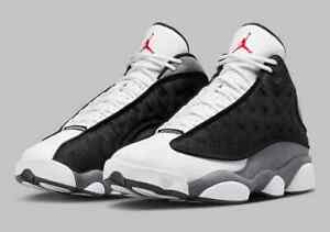 Nike Air Jordan 13 Retro Shoes Black Flint Gray White DJ5982-060 Men's NEW
