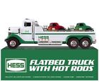 New ListingHess 2022 Flatbed Truck With 2 Hot Rods Flashing LIGHTS! Brand New