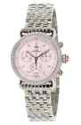 NEW Michele Lilac Light Pink CSX 36 Silver Diamond Watch MWW03C000521 NWT