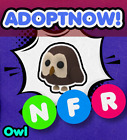 NFR Owl | Adopt from Me! (Neon Fly Ride Owl) | ROBLOX