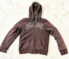Abercrombie Fitch Wolf Jaw Jacket Faux Fur Lined medium EXCELLENT condition