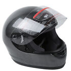 DOT Motorcycle Black Carbon Fiber Flip Up Full Face Street Helmet S M L XL