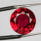 Natural Mozambique Red Ruby Round Cut Certified 11.75 Ct Loose Gemstone