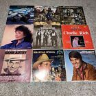 Classic Country Vinyl Lot Of 9-Bob Willis, Gene Autry, Identified, John Denver