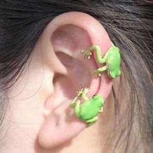 Fashion Funny Creative Frog Earrings Stud For Women Cute Animal Ear Studs Party