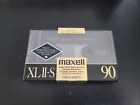 Maxell XL II-S 90 IEC Type II High CrO2 Cassette Tape NOS New Sealed Analog